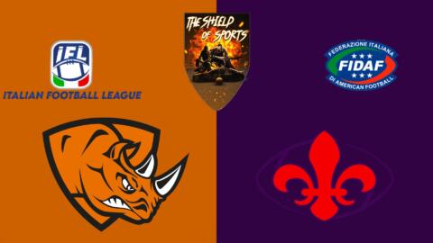Guelfi Firenze sconfiggono i Rhinos Milano in trasferta