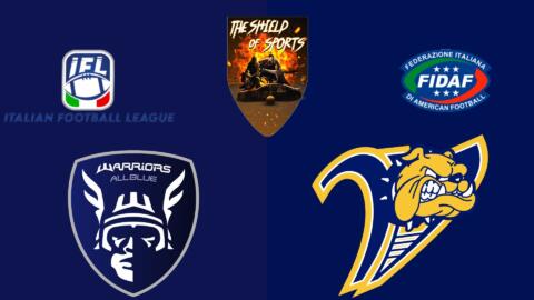 IFL 2022: I Warriors Bologna rovinano la prima dei Mastini