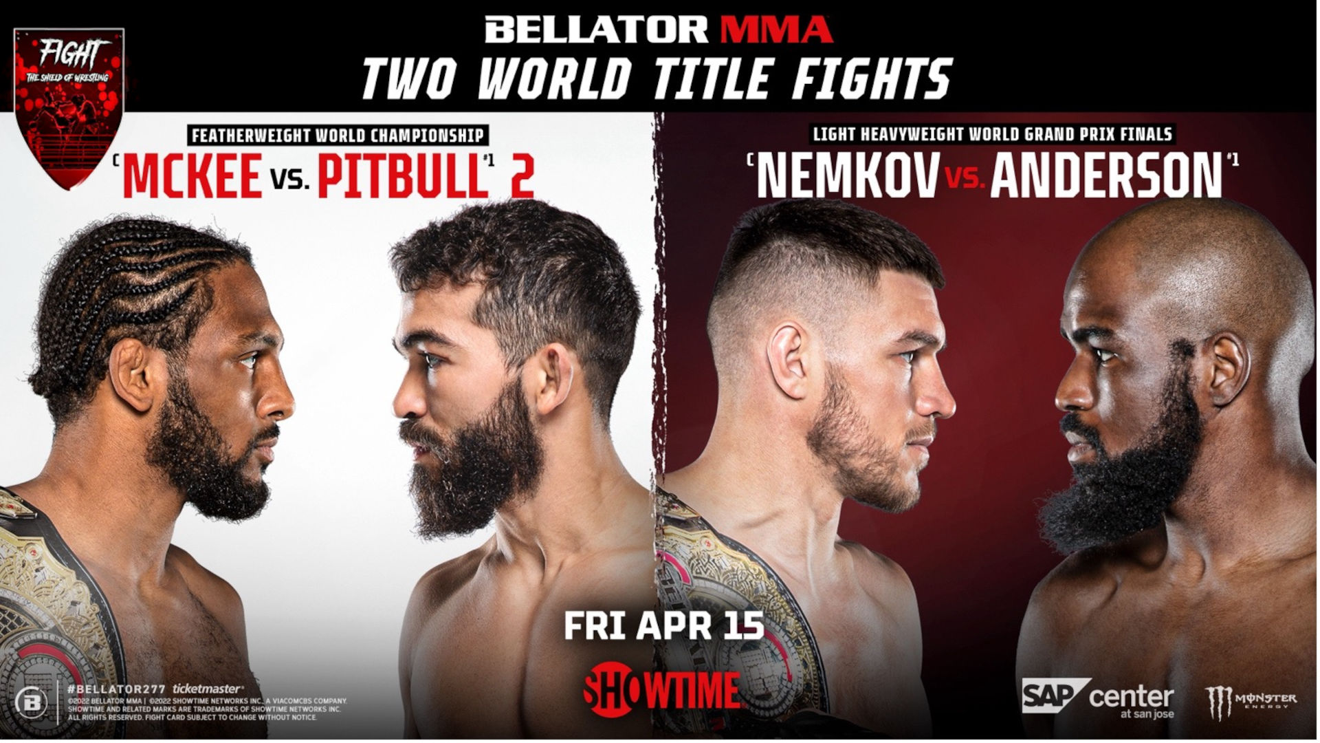 Bellator 277: McKee vs Pitbull 2 card e streaming