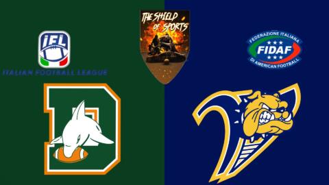 IFL 2022: I Dolphins Ancona tornano alla vittoria contro i Mastini