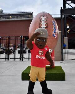 USFL 2022: Le mascotte delle otto squadre New Jersey Generals - General Jersey (Crediti/USFL, Twitter)