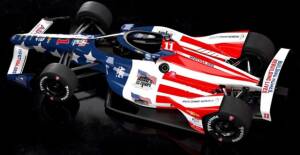 Indy 500: Livrea a stelle e strisce per J.R. Hildebrand La livrea speciale di J.R. Hildebrand per la Indy 500 2022