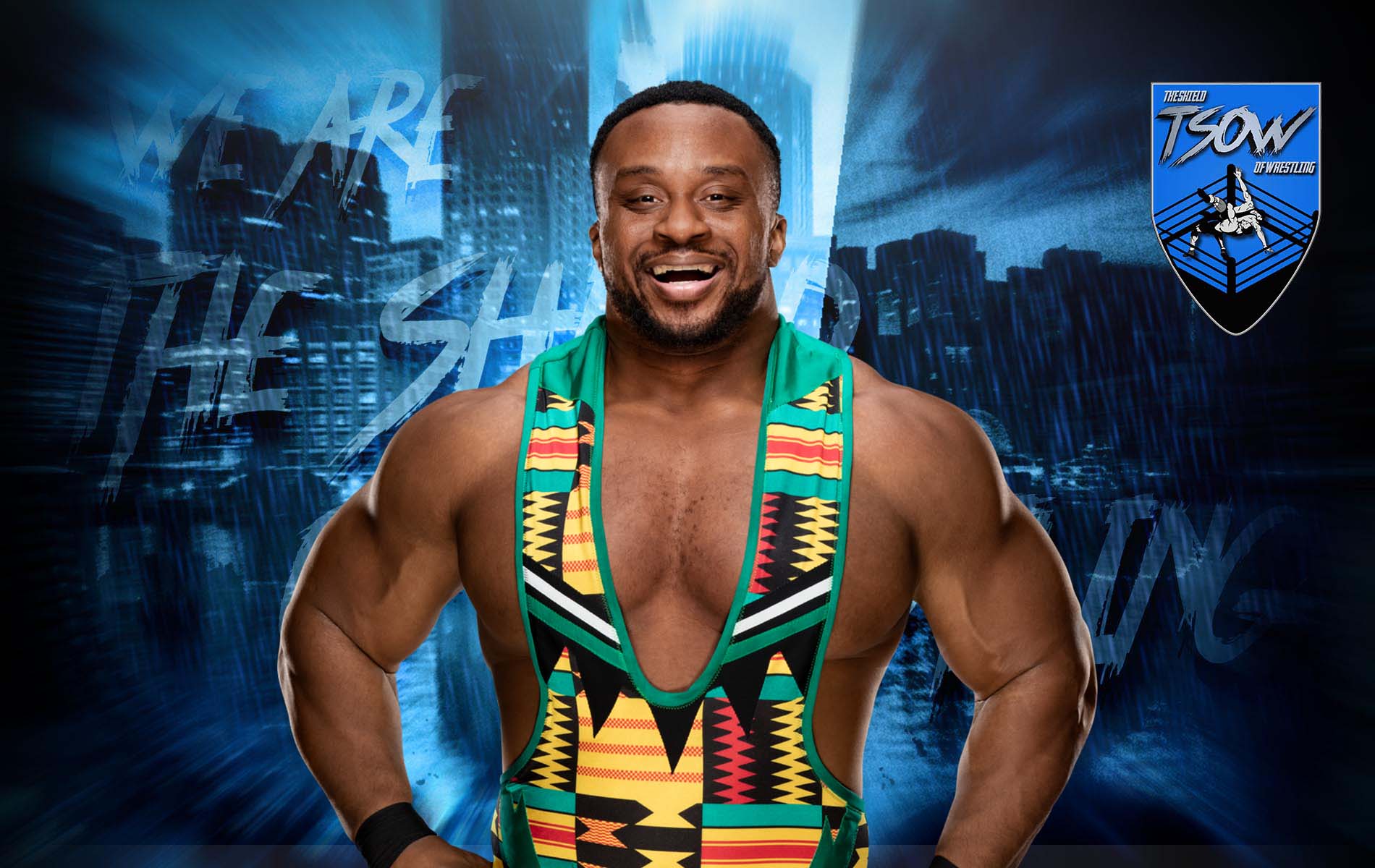 Big E: le prime foto in pubblico col collare Big E: le prime foto in pubblico col collare