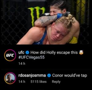 Rafael dos Anjos provoca McGregor dopo UFC Vegas 55 Il commento con il quale RDA ha voluto punzecchiare il fighter irlandese