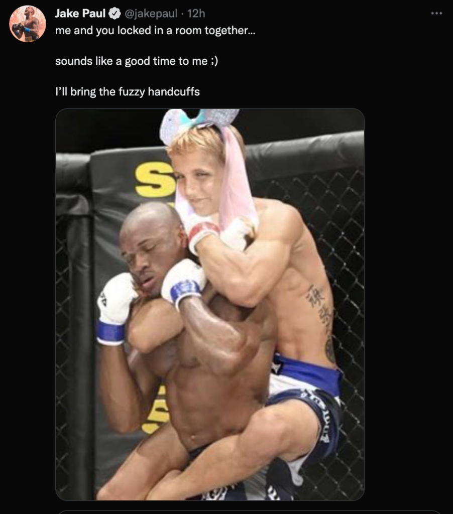 Jake Paul: la risposta a Kamaru Usman