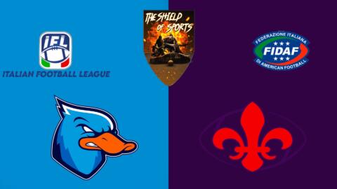 IFL 2022: I Guelfi Firenze sconfiggono i Ducks a Ciampino