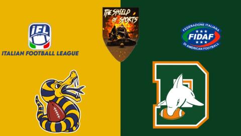 IFL 2022: I Dolphins Ancona travolgono i Vipers Modena