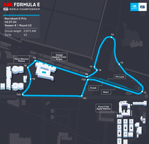Formula E: ePrix Marrakech - Anteprima, Orari TV e Streaming Circuit International Automobile Moulay El Hassan Foto - Instagram @fiaformulae
