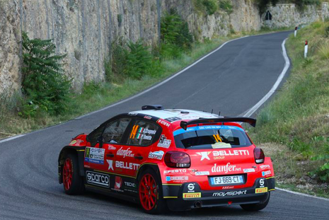 Rally di Roma Capitale 2022: vince De Tommaso Andrea Crugnola In PS8 Ph. ACI Sport