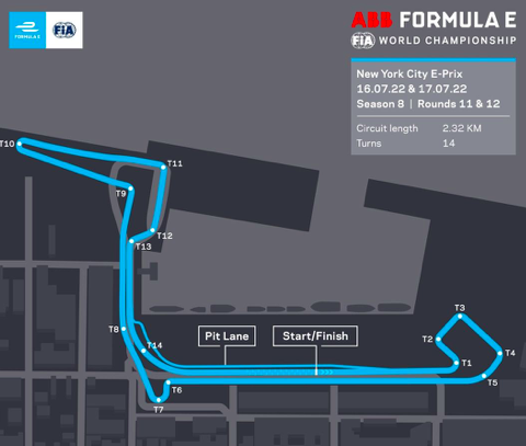 Formula E: New York ePrix - Anteprima, Orari TV e Streaming Brooklyn Street Circuit Ph - Instagram @fiaformulae