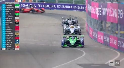 Formula E: New York ePrix 1 - vince Nick Cassidy Cassidy, Vandoorne E Di Grassi Ph. - Twitter @FIAFormulaE