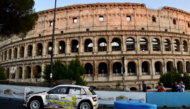 Rally di Roma Capitale 2022: Crugnola primo nel Day2 Damiano De Tommaso Al Colosseo Ph. - ACI Sport