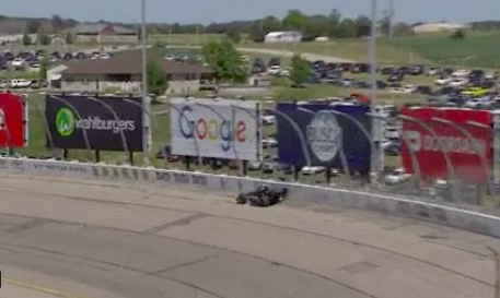 Incidente Kirkwood Ph. Twitter @IndyCar