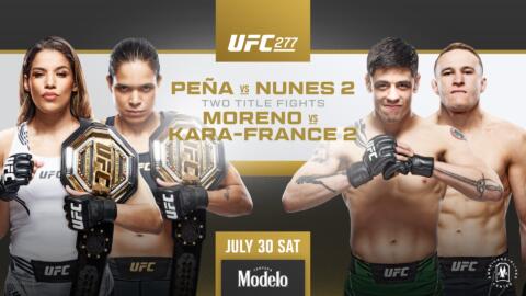 UFC 277: Pena vs Nunes 2 risultati