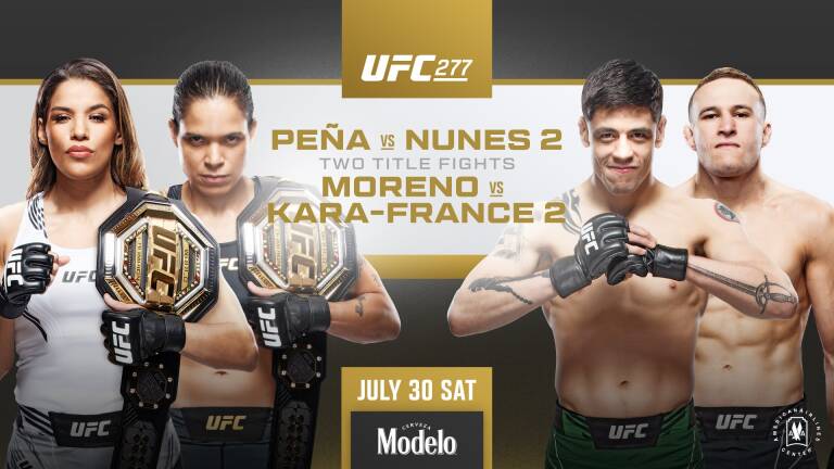 UFC 277: Pena vs Nunes 2 risultati