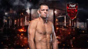 Nate Diaz fuma una canna durante il controllo antidoping