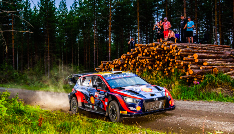 Ott Tanak In PS14 Nel Rally Di Finlandia Ph. wrc.com