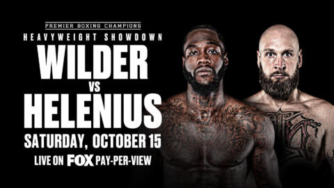 Deontay Wilder vs Robert Helenius ufficiale il 15 Ottobre