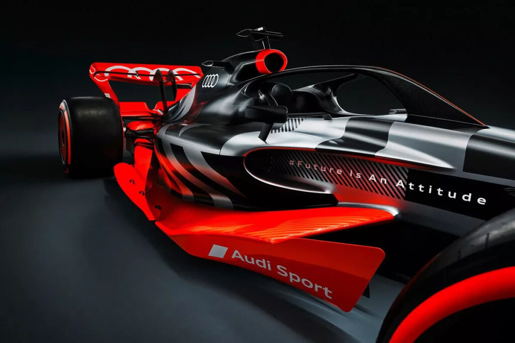 La possibile livrea di Audi per la stagione 2026