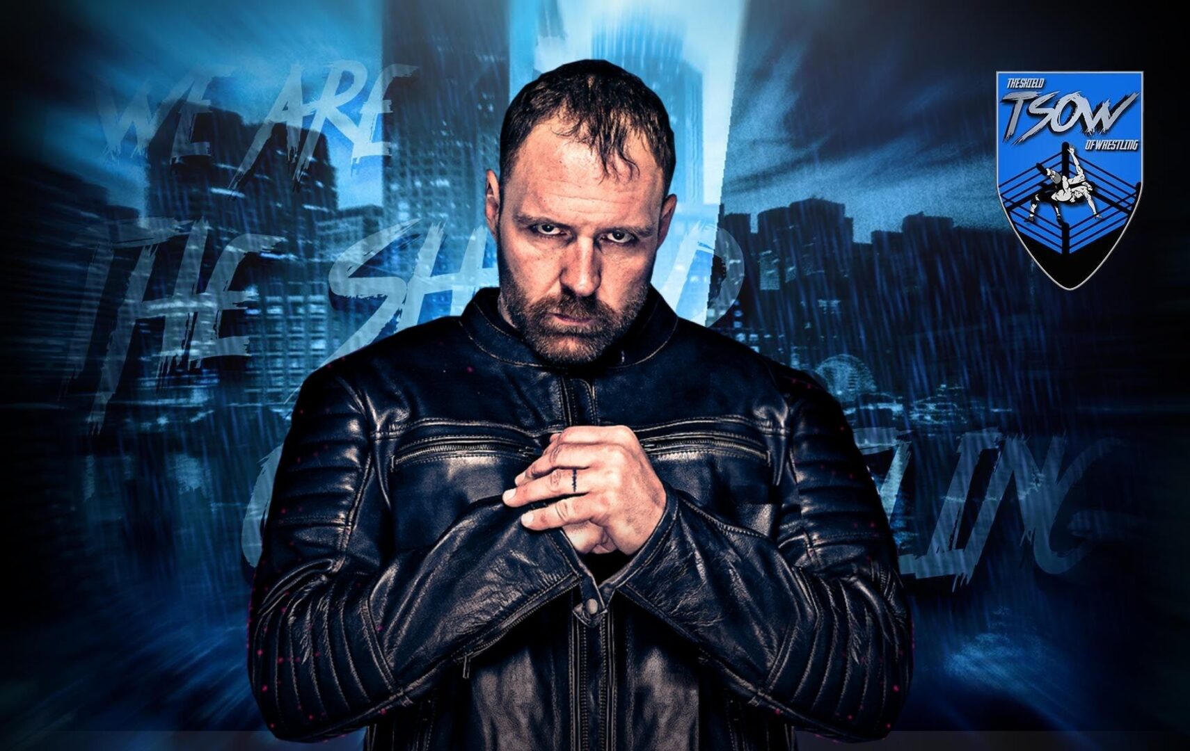 Jon Moxley fuma una sigaretta sul ring in GCW Jon Moxley fuma una sigaretta sul ring in GCW