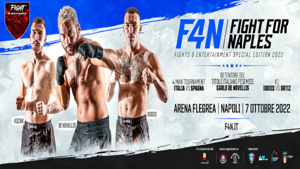 F4N - Fight for Naples: evento internazionale il 7 ottobre
