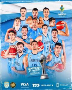 Argentina vs Brasile AmeriCup 2022 ph. Facebook @Argentinabasket
