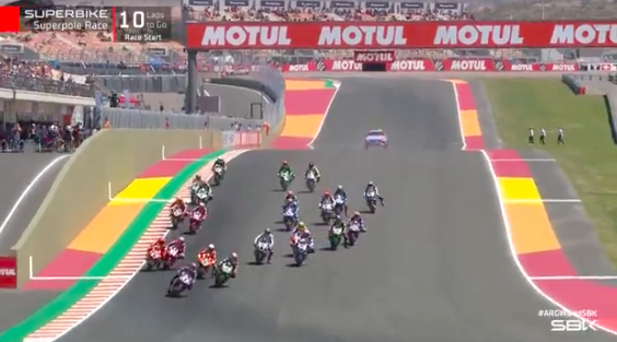 GP Argentina 2022: Toprak Razgatlioglu vince la SSP Race Partenza ssp race (photo by twitter @worldsbk)