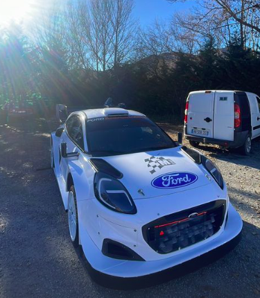 Ford M-Sport: iniziati test in vista del Rally di Montecarlo Ford Puma Rally1 Hybrid (photo by @ellishardy meccanico M-Sport)