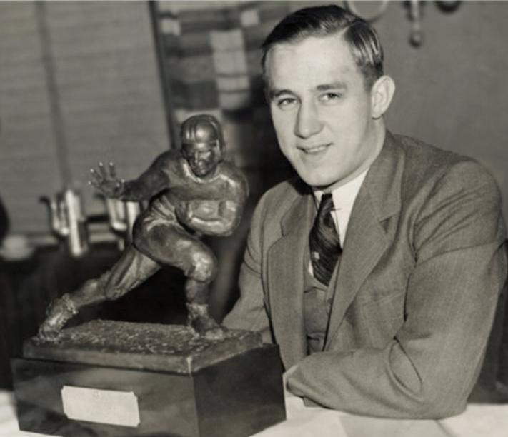 Jay Berwanger, il primo vincitore dell'Heisman Trophy (Crediti: Chicago Athletics)