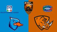 Rhinos Milano battono i Ducks Lazio a Ciampino
