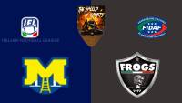Frogs Legnano sconfiggono i Mastini Verona a Bolzano