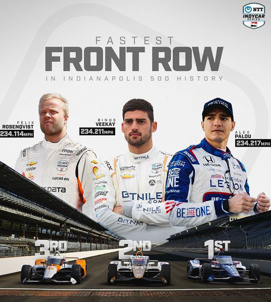 500 Miglia di Indianapolis 2023: Anteprima, orari, streaming Prima fila 500 Miglia di Indianapolis 2023 (photo by @indycar)