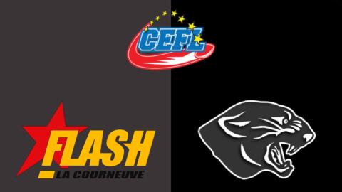 Panthers Parma battuti dai Flash de La Courneuve