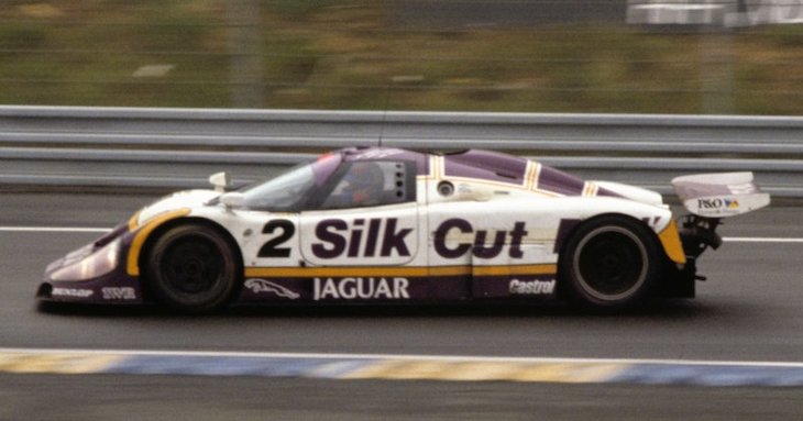 Jaguar XJR-9 a Le Mans 1988 (photo by dailysportscar.com)