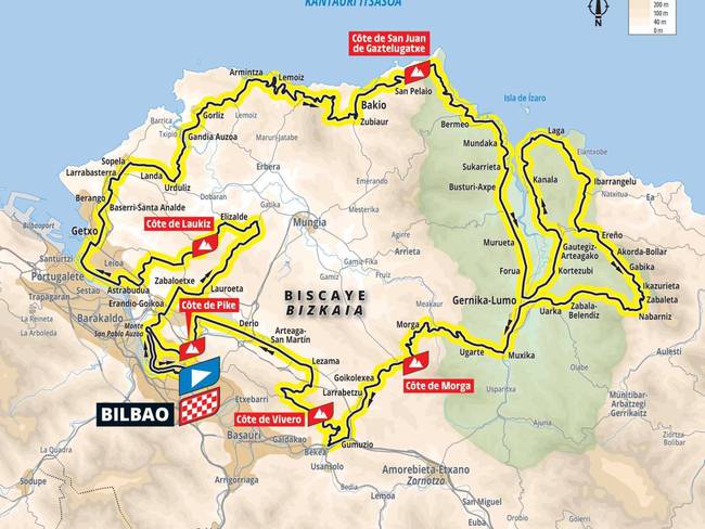 Il percorso del Tour de France 2023 (Crediti: Cadena SER)