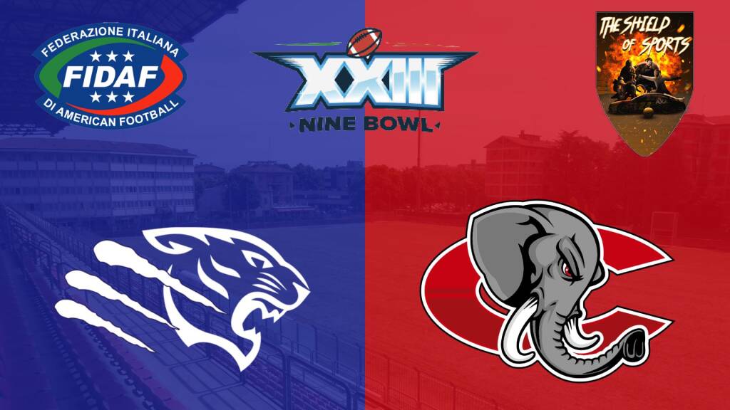 Bengals Brescia battono Elephants e vincono il Nine Bowl 2023
