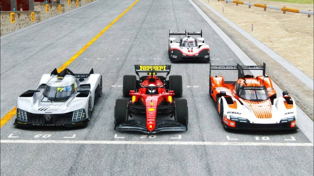 Il WEC è superiore alla F1? Una sfida carina in un videogioco: Giro a Monza su una F1 contro 3 LMDh