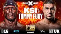 KSI vs Tommy Fury il 14 Ottobre a Manchester