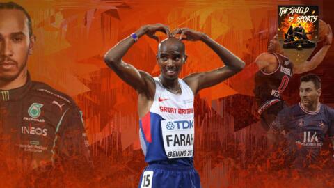 Mo Farah emozionato dopo l'ultima gara a Londra della sua carriera