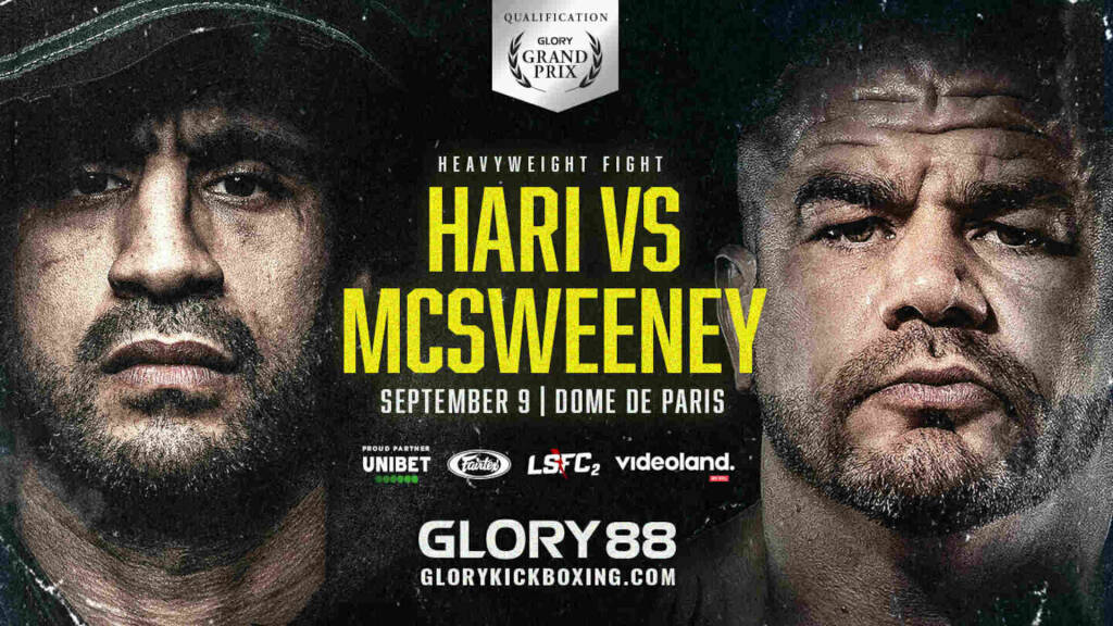GLORY 88 Hari vs McSweeney card, streaming e come vederlo