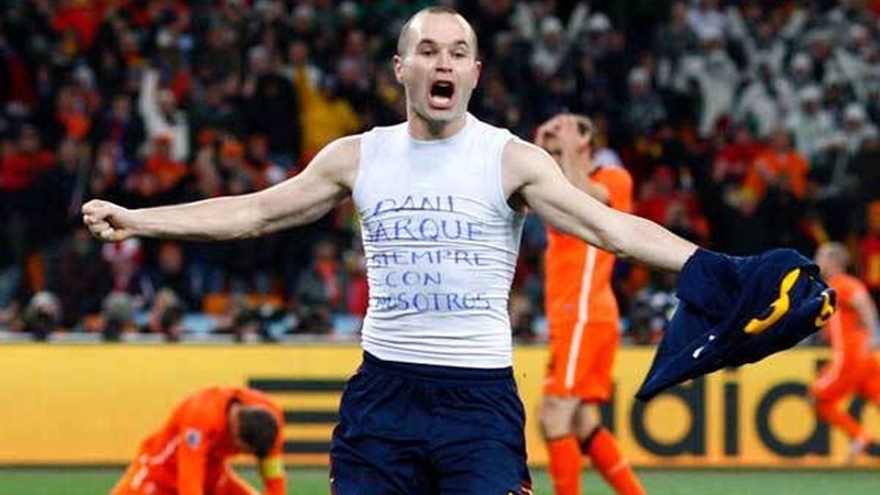 Spagna: i più grandi atleti della storia dello sport Il famoso gol di Iniesta nei supplementari della finale dei Mondiali 2010