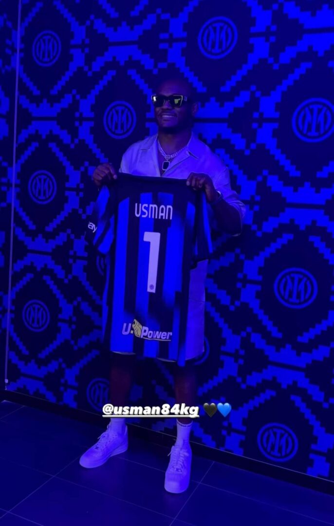 Kamaru Usman presente al Derby Inter-Milan