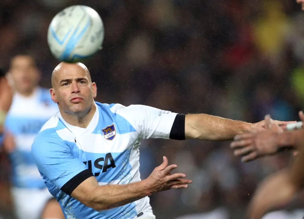 Felipe Contepomi con la maglia della nazionale argentina