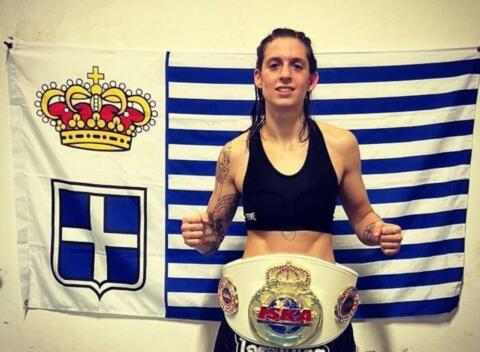 Ludovica Ciarpaglini incoronata campionessa ISKA Muay Thai