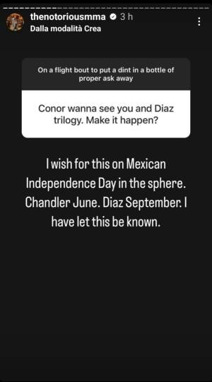 Conor McGregor vuole Chandler, Diaz e Pacquiao nel 2024