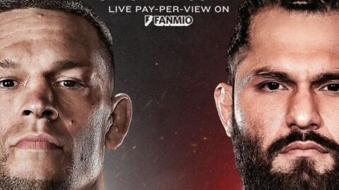 Nate Diaz vs Jorge Masvidal nella boxe ufficiale il 1 Giugno