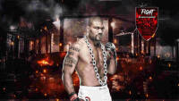 Rampage Jackson sul ring di wrestling in Giappone a giugno