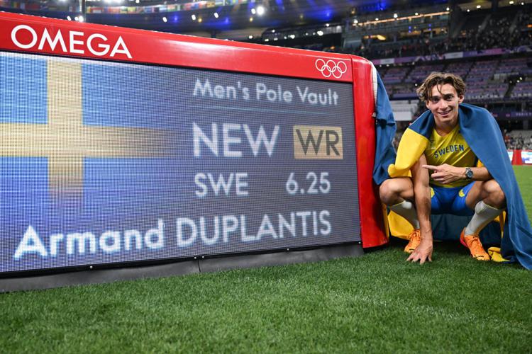 Parigi 2024 - I migliori atleti dei Giochi Olimpici Armand Duplantis stabilisce il record mondiale a Parigi 2024